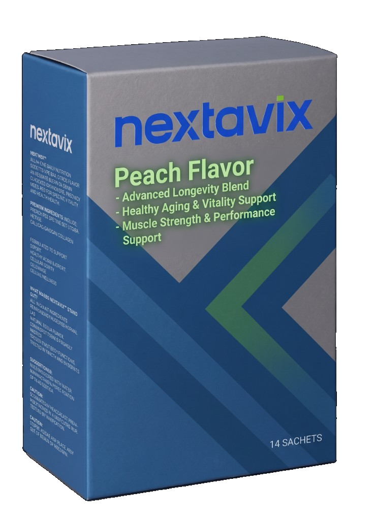 Nextavix™ Peach Flavor — Advanced Longevity Blend, 14 sachets